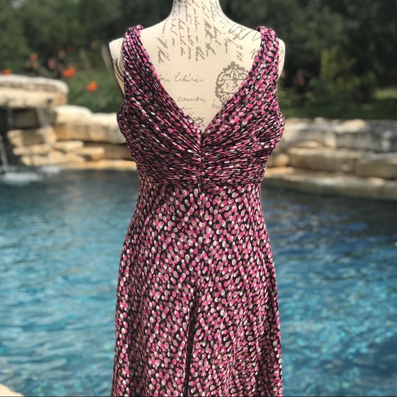 Jones Wear Dress with Polka Dots Size 10 - Picture 6 of 9